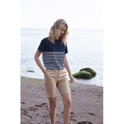 Bermudas Chino de senhora com stretch